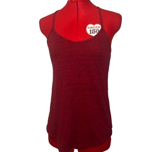 MM58 Angie red heathered tank top